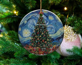 アスティエ　オーナメント　ゴッホ　クリスマス ゴッホにインスパイアされたクリスマスオーナメント。1800年代の「星空