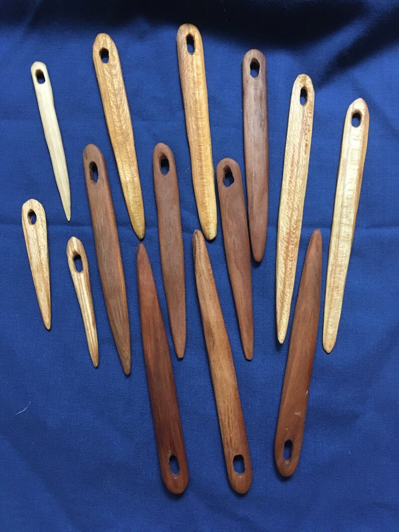 Rustic Wooden Needles/ Naalbinding needles. Etsy