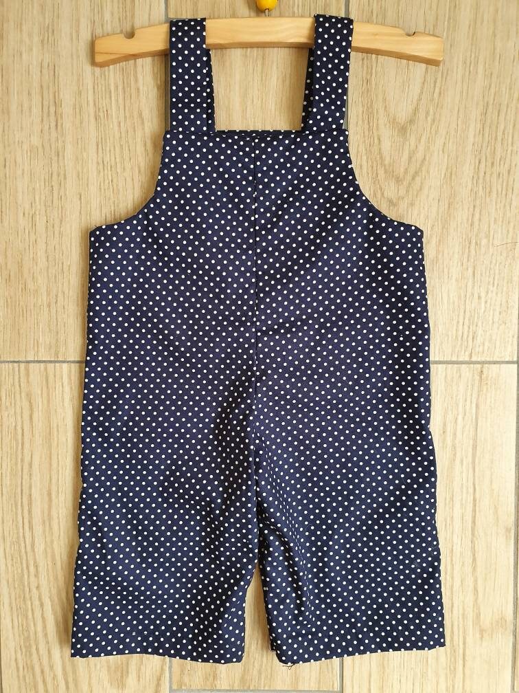 6 month baby dungarees baby girl polka dot dungarees toddler Etsy