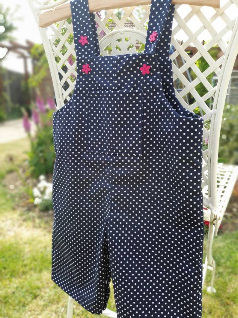 baby girl polka dot dungarees toddler dungarees girls overalls baby girl trousers baby girl gift 6 month baby dungarees baby present