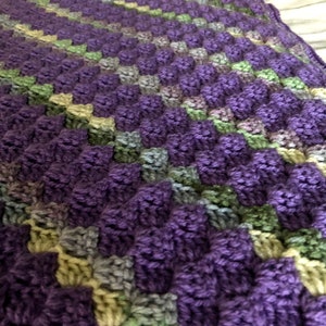Handmade Crocheted Corner to Corner Afghan