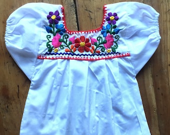 Mexikanische Babybluse, Adelita-Design, mexikanische Babybluse, mexikanisches Outfit Baby.