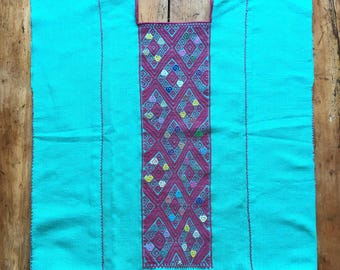 Mexican huipil / blouse, made with loom, Chiapas region, Mexican blouse made with loom, mexican outfit,