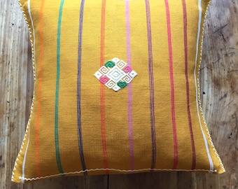 Mexican throw pillow Chiapas region, Mexican cushion cover, home decor, home and living.