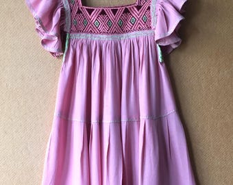 Mexican baby dress, San Andres Chiapas region, Mexican baby dress, Mexican outfit baby, baby clothing ideas.