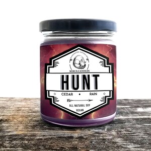 Hunt Soy Candle | Crescent City Inspired Candle - Book Candle - 8oz All Natural Vegan Soy- Mirus Candles