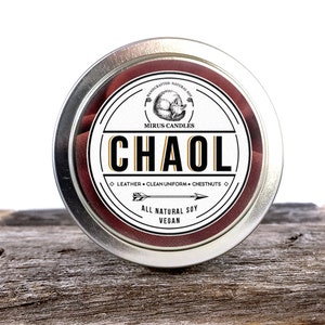 Chaol Soy Candle | Throne of Glass Inspired Candle - Book Candle - 4oz All Natural Vegan Soy- Mirus Candles