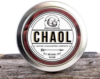 Chaol Soy Candle | Throne of Glass Inspired Candle - Book Candle - 4oz All Natural Vegan Soy- Mirus Candles