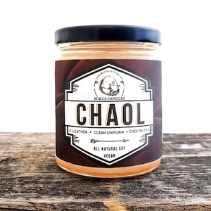 Chaol Soy Candle | Throne of Glass Inspired Candle - Book Candle - 8oz All Natural Vegan Soy- Mirus Candles