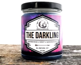 The Darkling Soy Candle | Grisha Inspired Candle - Bookish Candle - 8oz All Natural Vegan Soy- Mirus Candles
