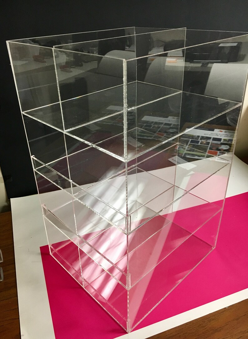 Acrylic Counter Top Display Case 9 Wide X 10 Deep Etsy