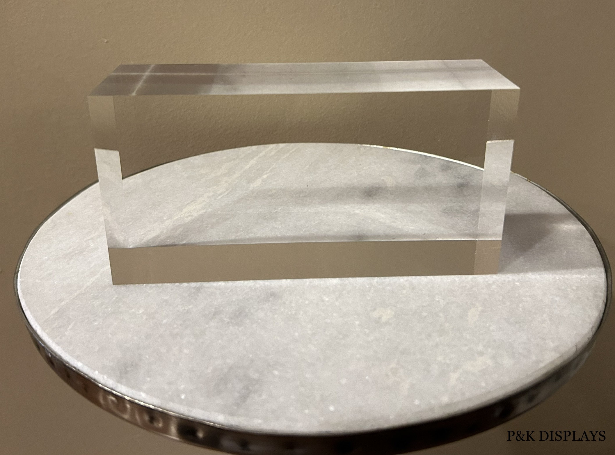 3/4 Clear Acrylic/lucite/plexiglass Blocks and Bases 