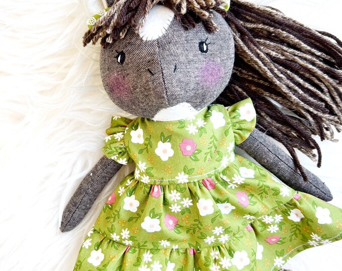 Horse Doll, Linen Horse, Cloth Horse , Heirloom Horse, Handmade Horse