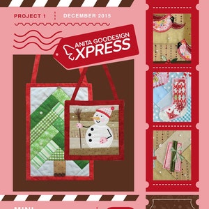 Mini Christmas Quilts - Anita Express #1  Anita Goodesign