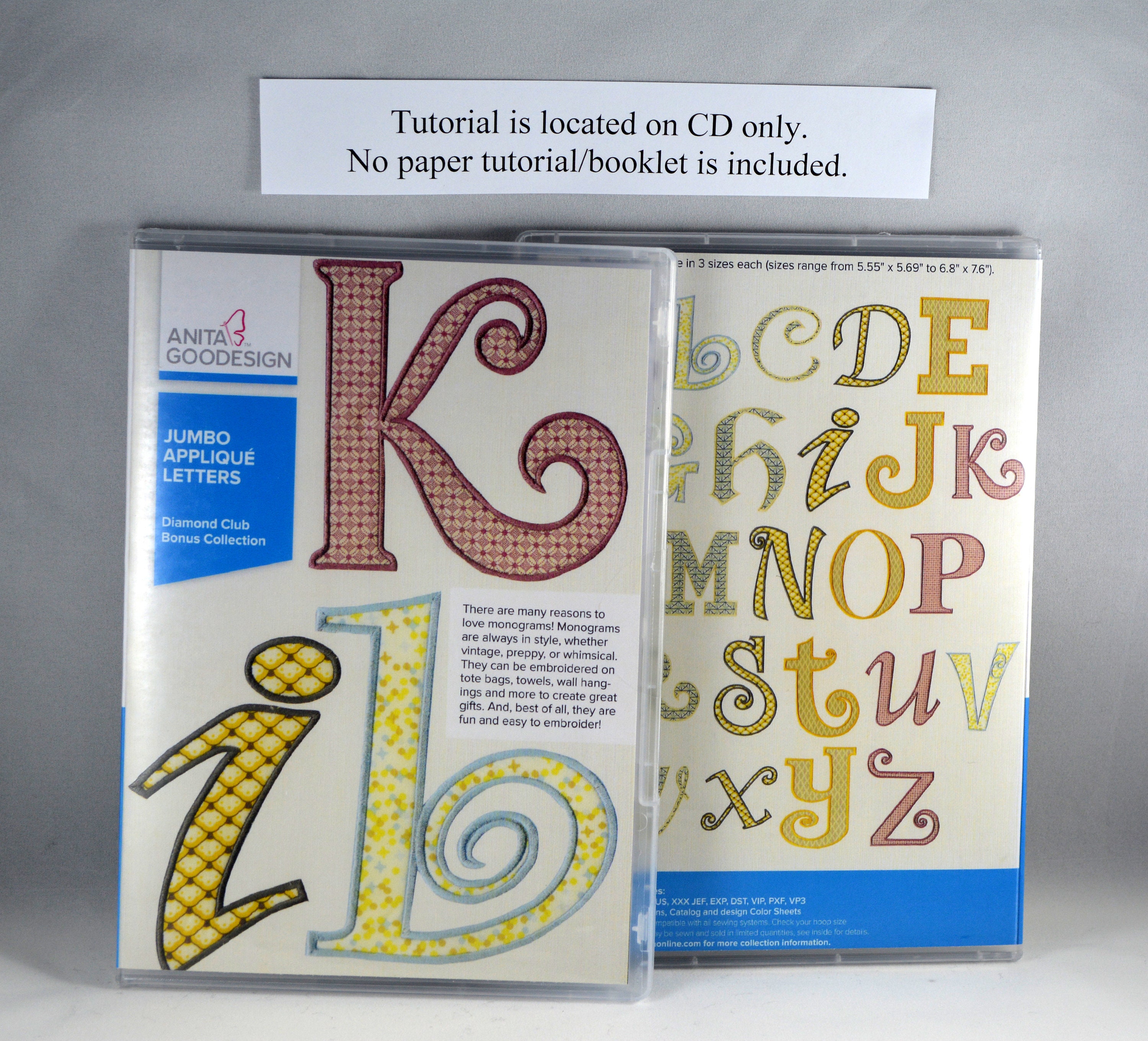 Jumbo Applique Letters Anita Goodesign NEW * - Etsy