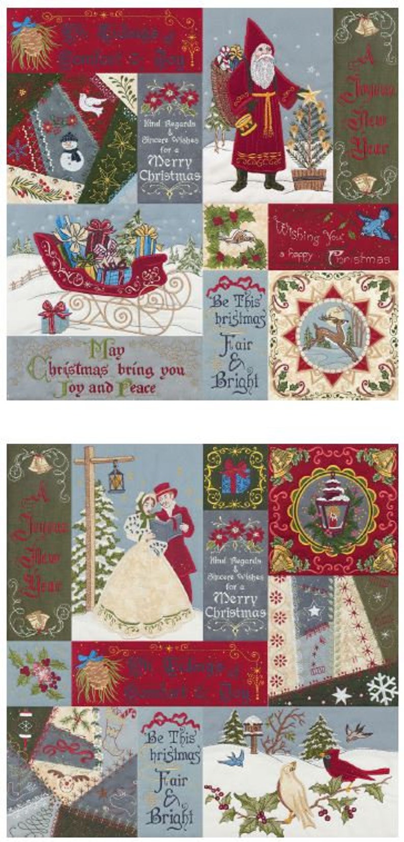 Victorian Christmas Quilt Anita Goodesign NEW