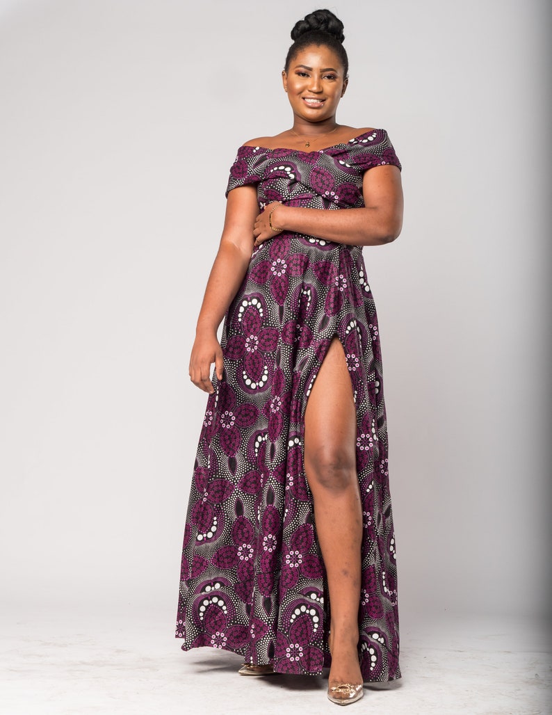 plus size kente dress