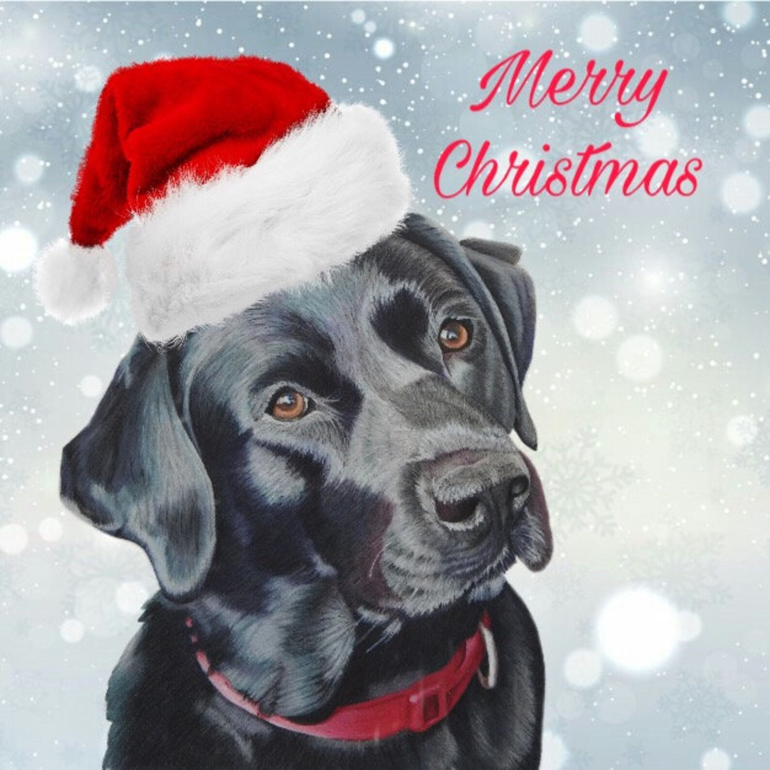 Black Labrador Christmas Card High Quality Printed Cards From Etsy UK