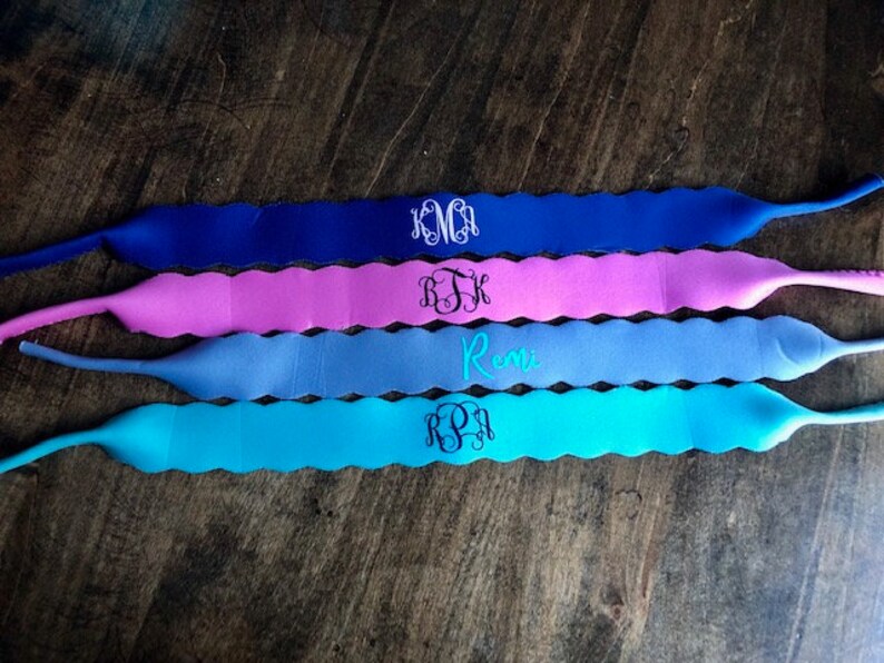 Scallop Name Sun Glass Strap Holder Name Sunglasses Strap Etsy