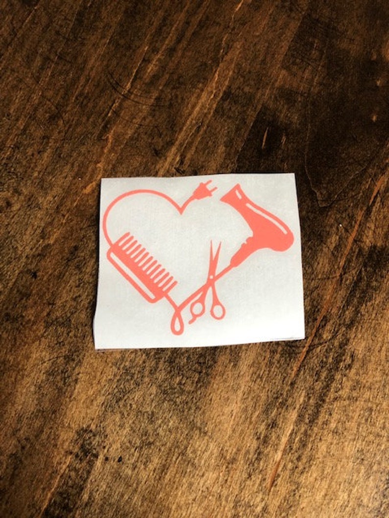 Cosmetology Decal Hair Stylist Decal Hair Dresser Decal Etsy
