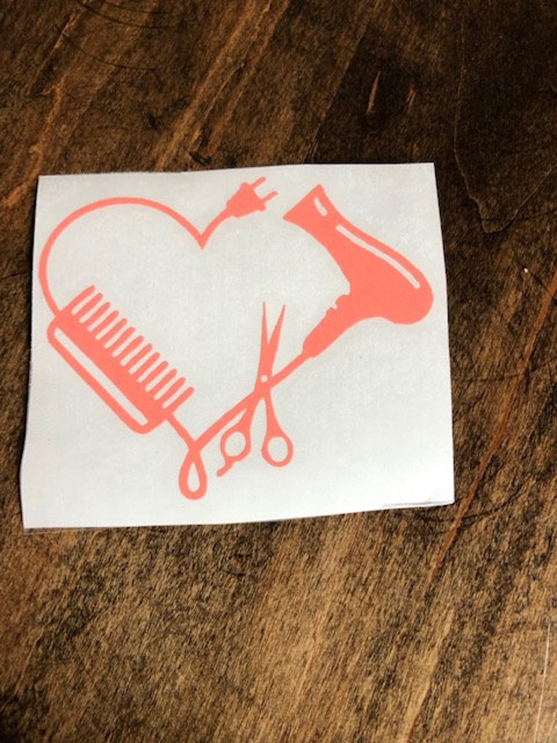 Cosmetology Decal Hair Stylist Decal Hair Dresser Decal Etsy