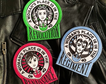 Rebels Girls Iron On Star Wars Inspired Feminist Patch