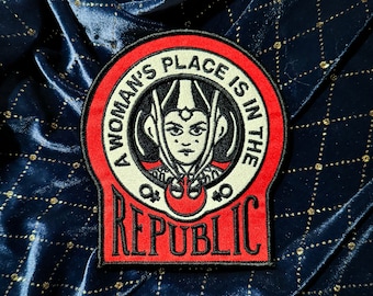 Senator Queen Iron On Star Wars Inspired Feminist Patch