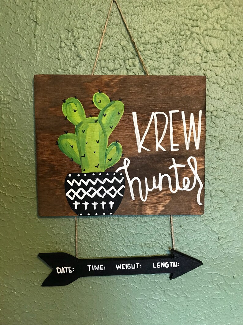 Cactus Hospital Door Hospital Door Hanger Hospital Door Etsy
