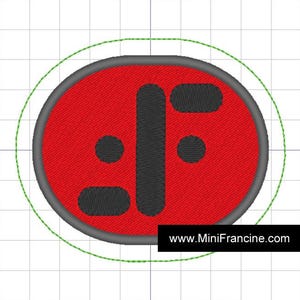 V Alien invasion Patch 80s TV series: Machine Embroidery ITH Design (4x4 Digital File)