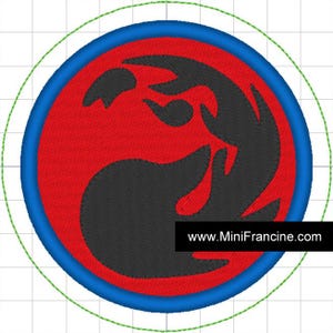 Red Mana Mountain Patch: MTG Fire Embroidery Design (4x4 ITH Digital File)