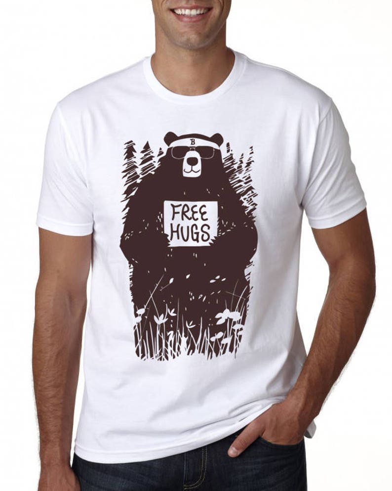 free hugs bear shirt