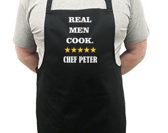 Custom Grill Master Apron: Personalized Chef Gift