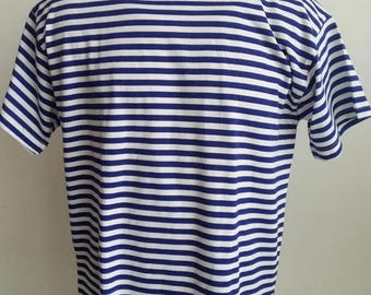 Russian Marine Navy Striped Short Sleeve T-SHIRT  Sailor-Mens,Kids