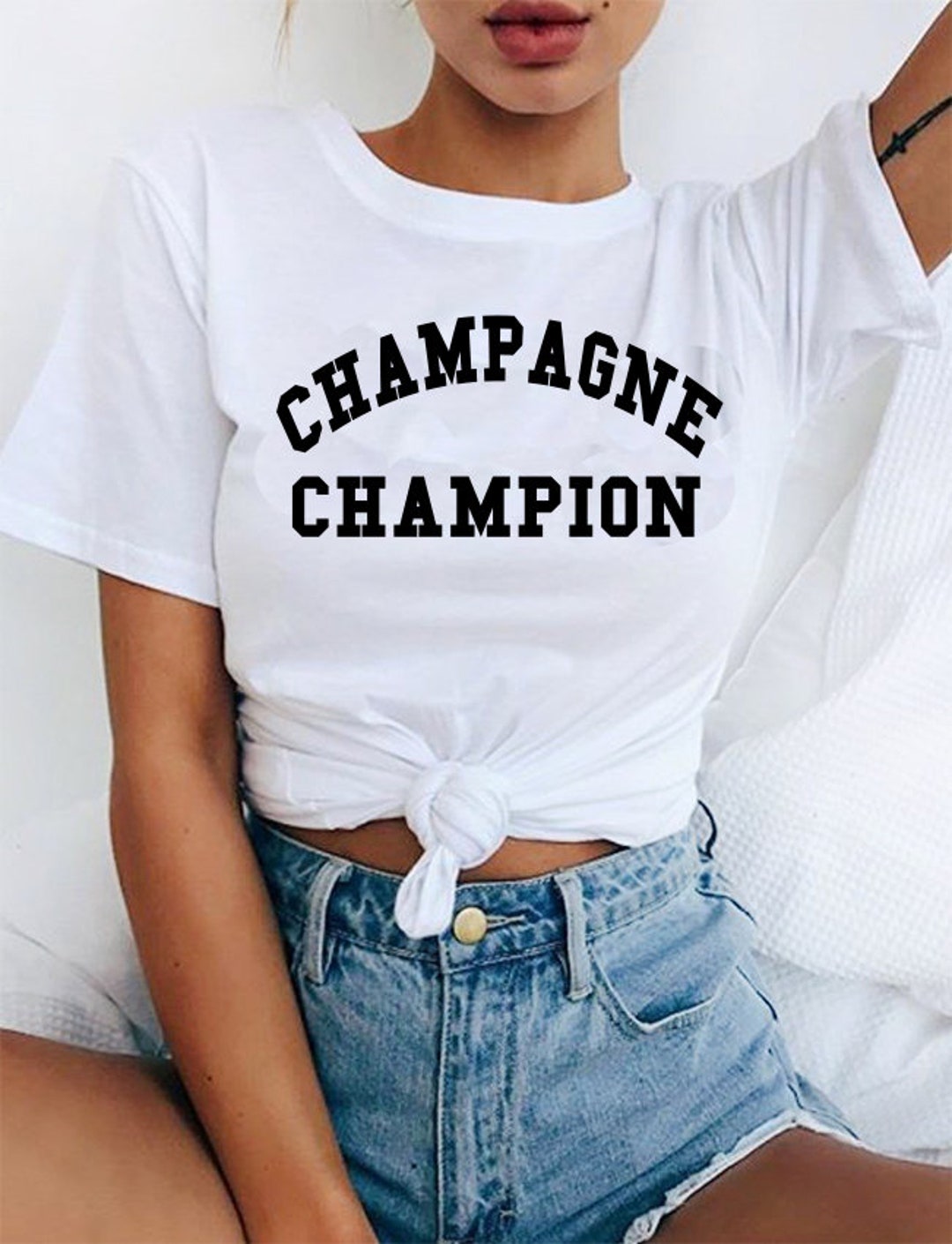 Champagne Champion T-shirt Cool Casual Funny Hipster Slogan - Etsy