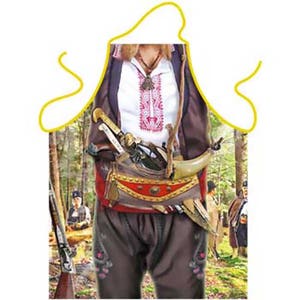 Funny Apron - Traditional National Bulgarian Folk Man COSTUME Best Gift for Him Gift for Friends Joke Party