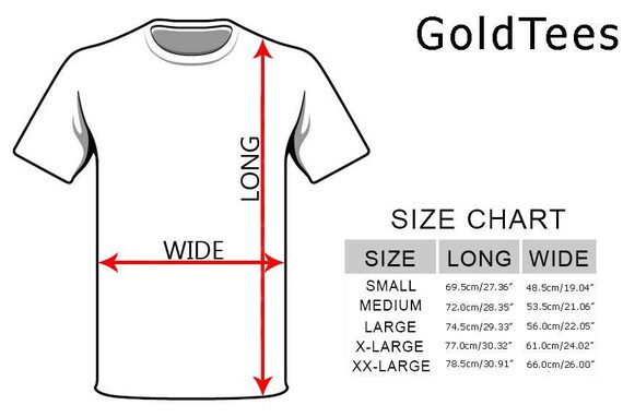 Pro Club Shirt Size Chart