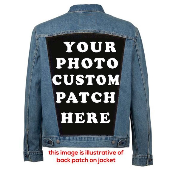 Denim Jacket Make Your Own Patches For Jackets BackPatch, Custom