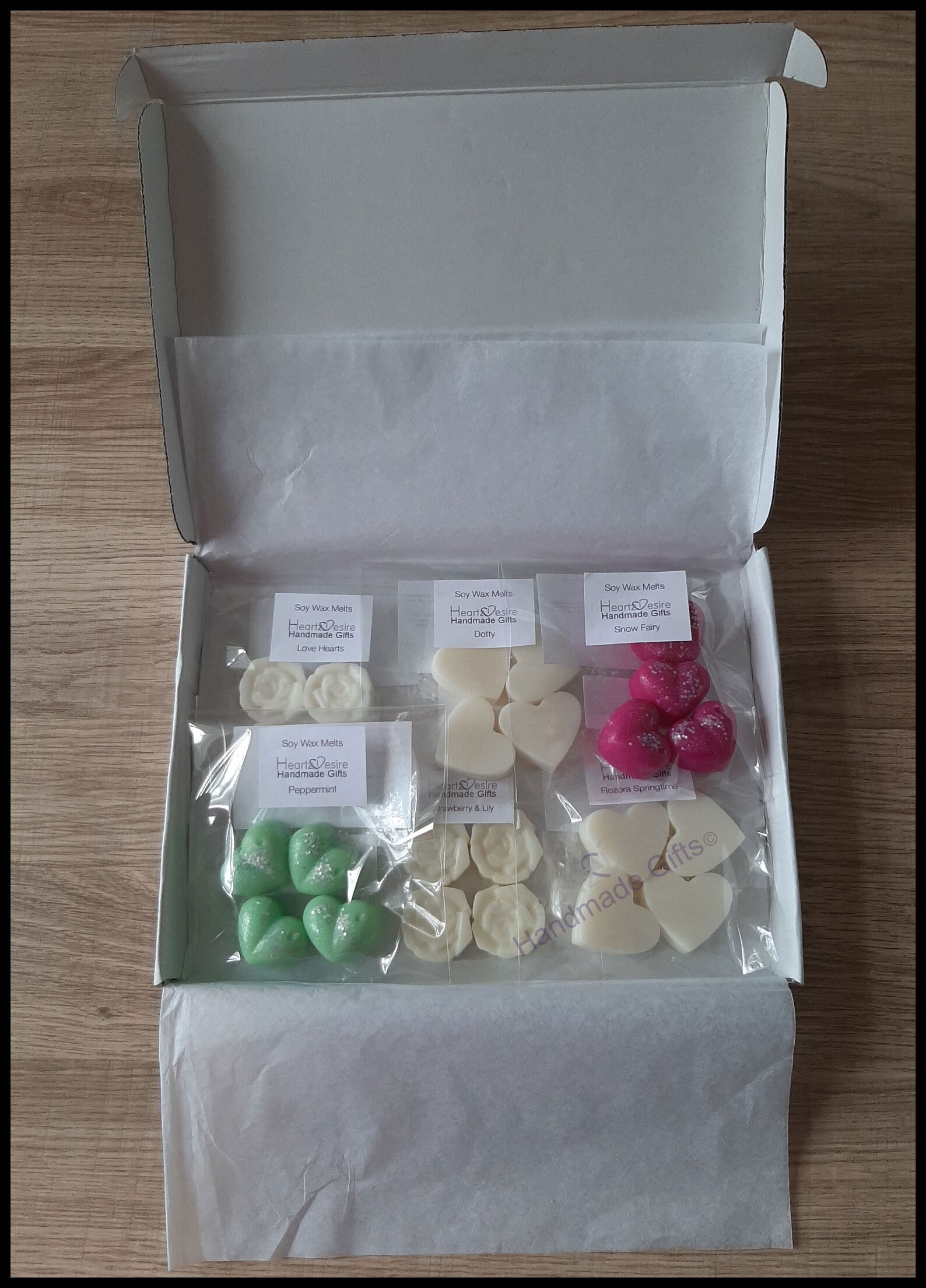 Wax Melt Gift Box Wax Melt Sample Box Wax Melt Letterbox Etsy