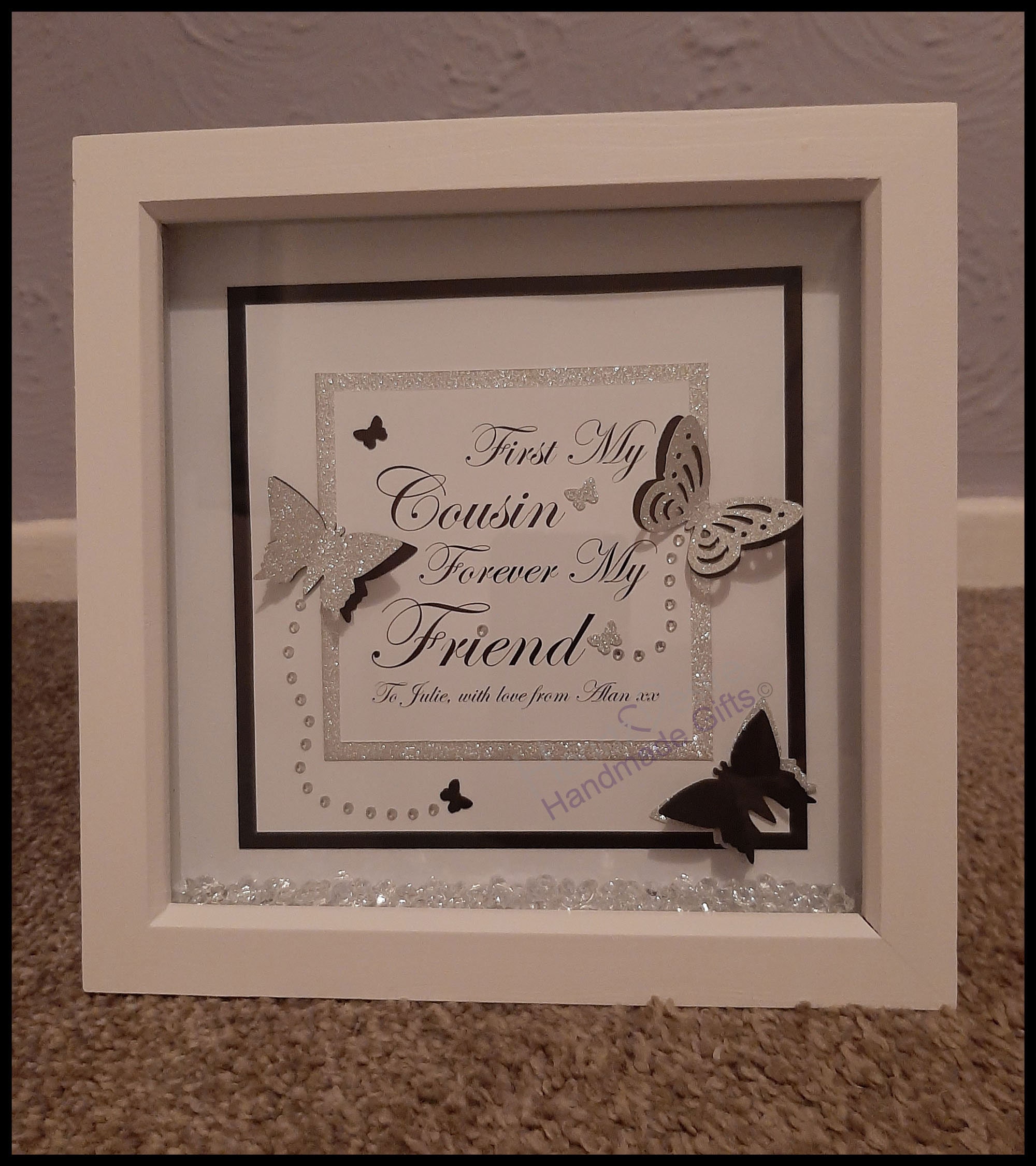 Personalised Box Frame, Gifts for Mum, Mothers Day Gifts, Birthday Gift