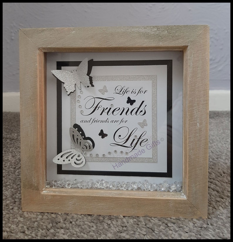 Personalised Box Frame Gifts for Friends Birthday Gifts Etsy UK