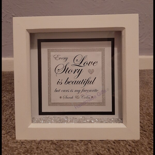 Personalised Box Frame - Make Your Own Box Frame