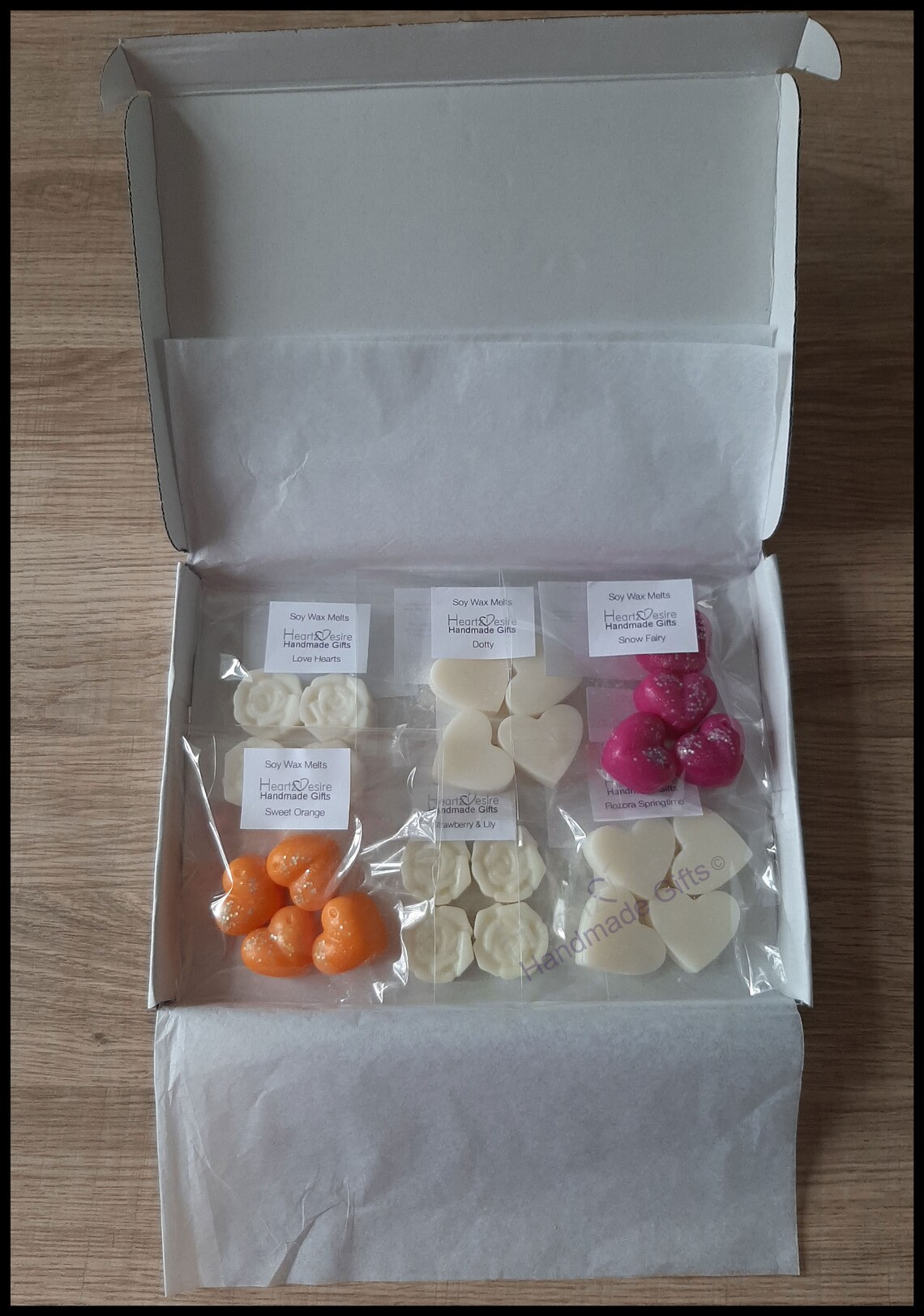 Wax Melt Gift Box Wax Melt Sample Box Wax Melt Letterbox Etsy