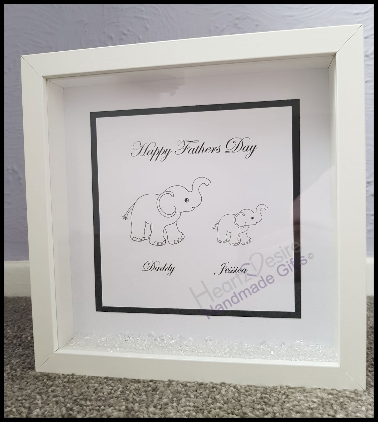 Personalised Box Frame, Fathers Day Gift, Gifts for Him, Gifts for Dad