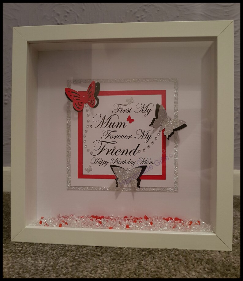Personalised Box Frame Gift for Mum 50th Birthday Gift Etsy UK