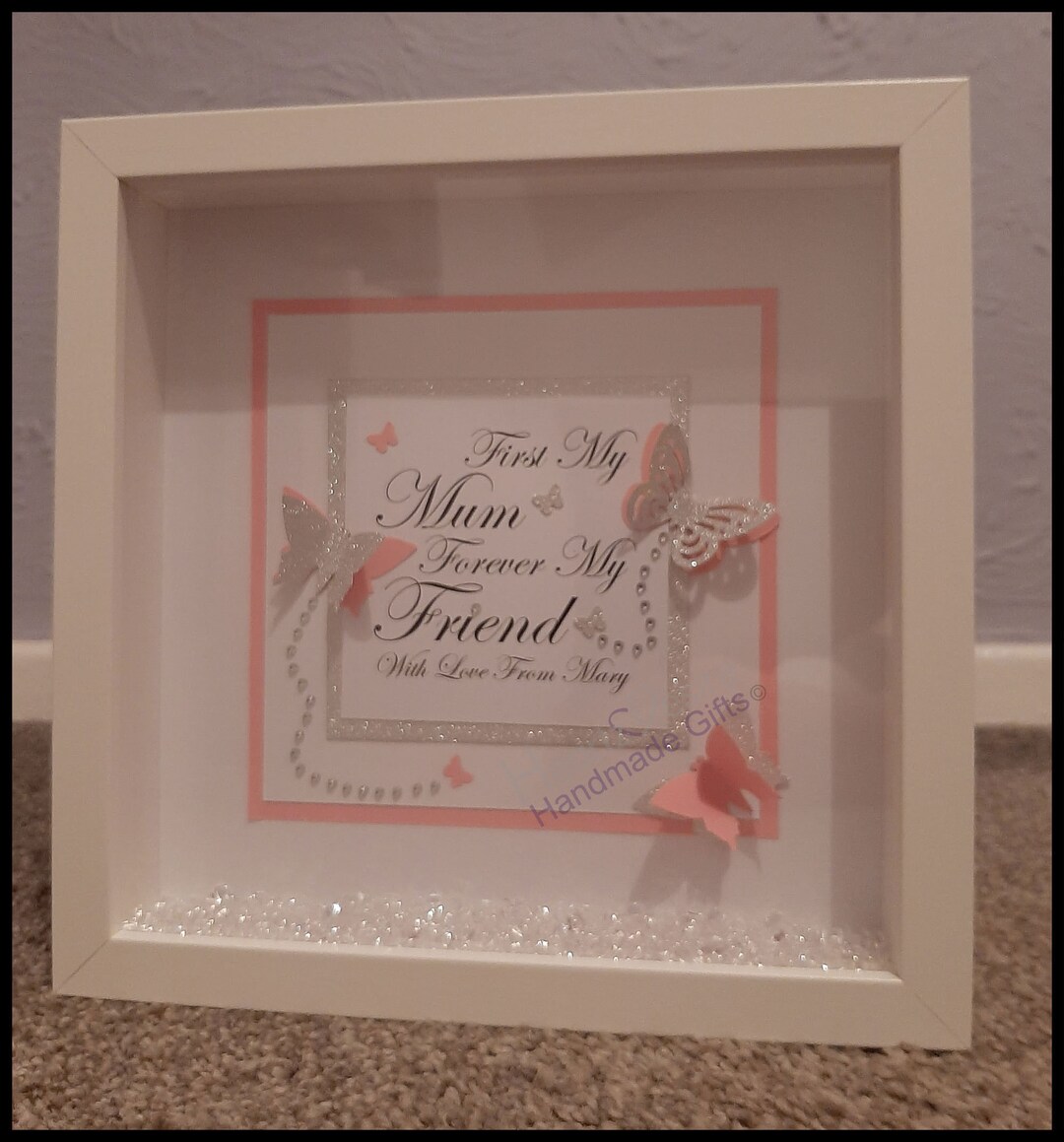 Personalised Box Frame Gifts for Mum Mothers Day Gifts Etsy UK