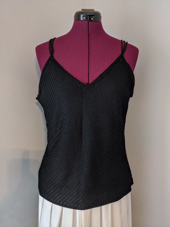 Beaded Mesh Top - image 3