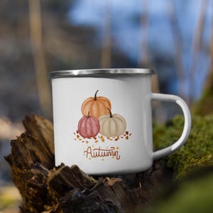 Autumn Enamel Mug