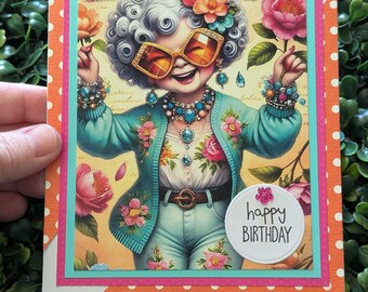 Birthday Card, Handmade Greeting Card