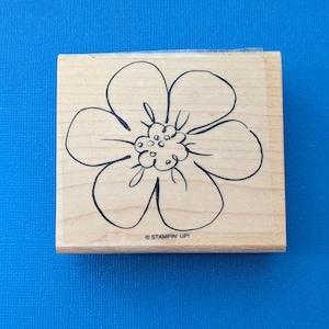 Flower Rubber Stamp