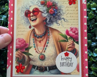 Birthday Card, Handmade Greeting Card